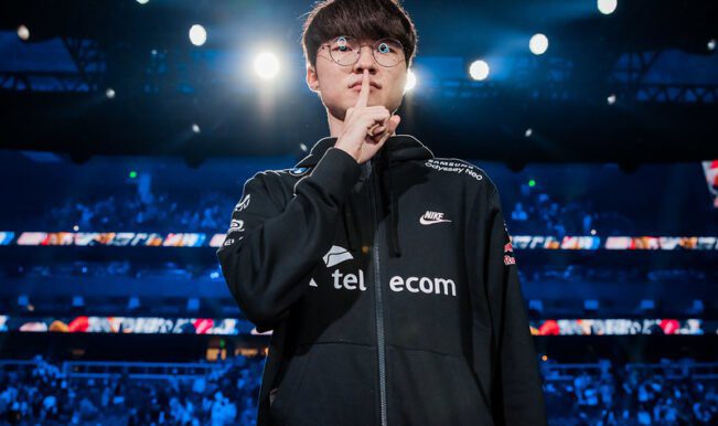 Faker da T1 no Worlds